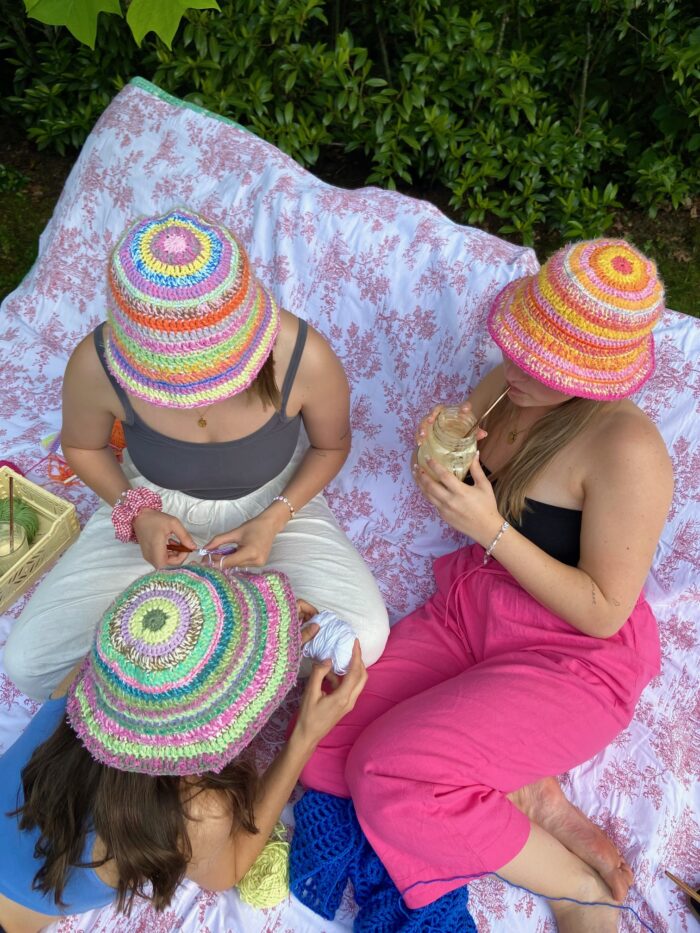 Crochet pattern hat "fuzzyscraphat" ENGLISH - Image 5