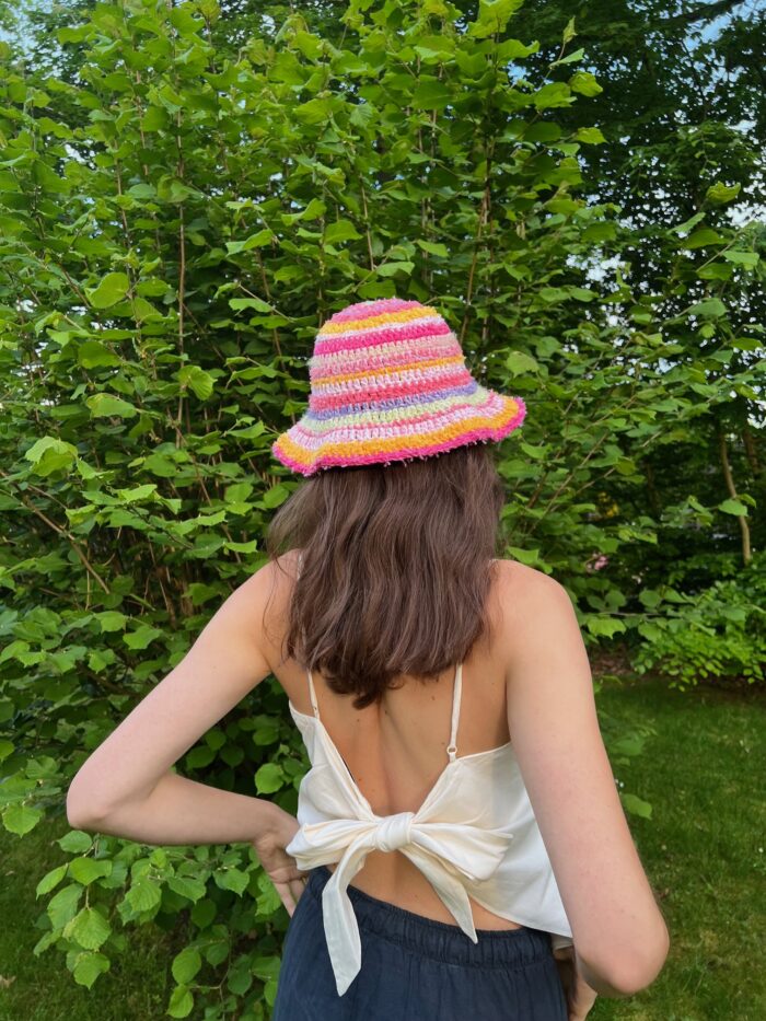 Crochet pattern hat "fuzzyscraphat" ENGLISH - Image 13