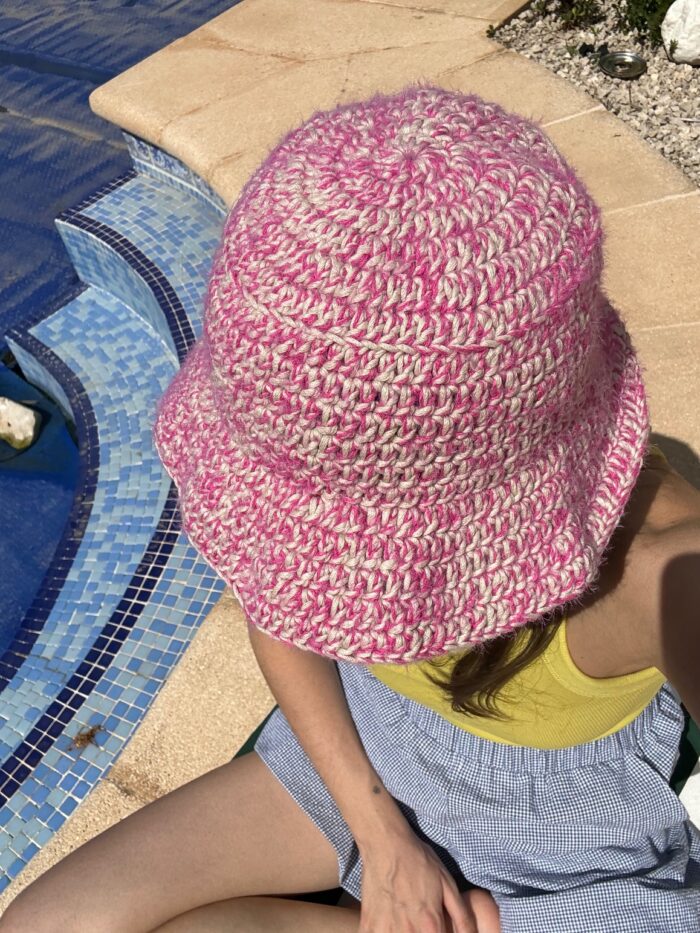 Crochet pattern hat "fuzzyscraphat" ENGLISH - Image 2