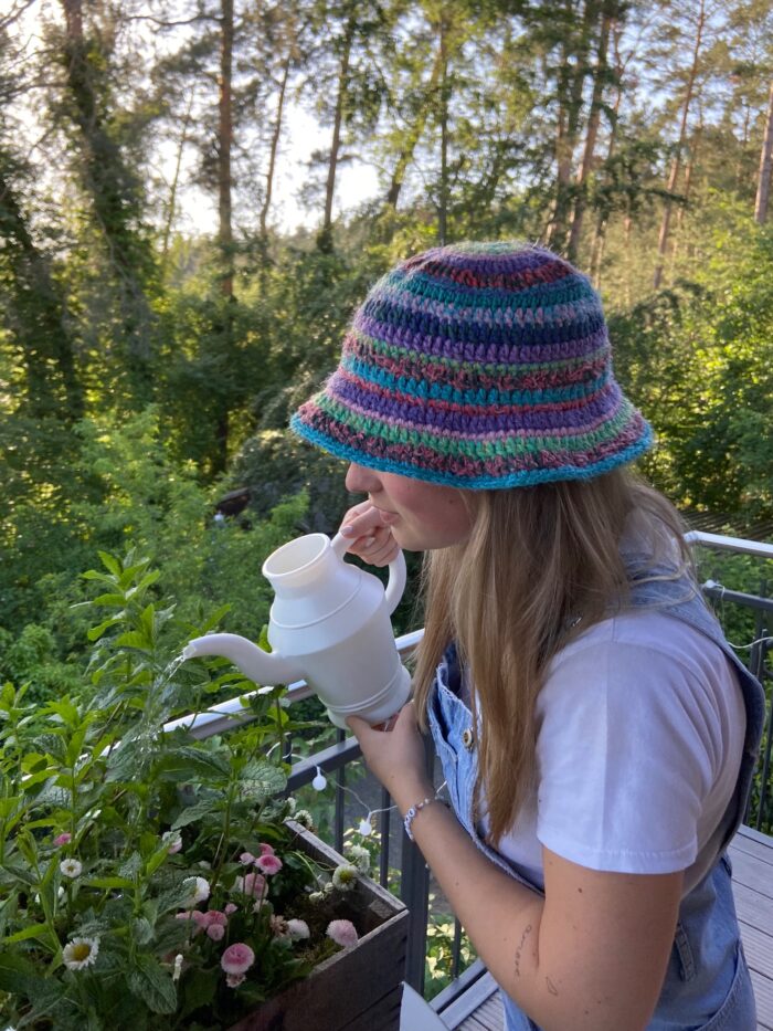 Crochet pattern hat "fuzzyscraphat" ENGLISH - Image 12