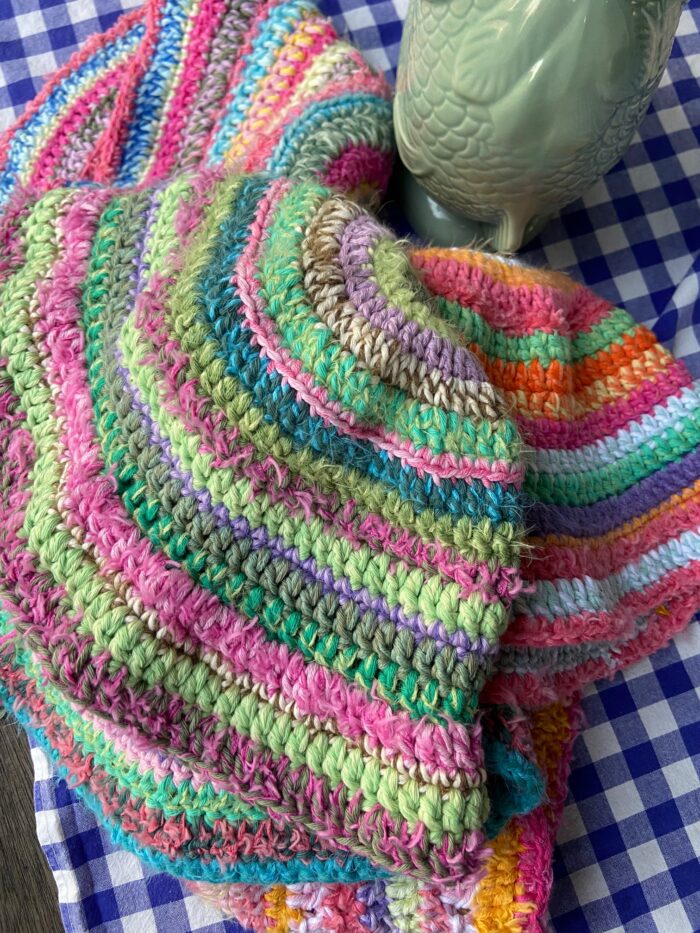 Crochet pattern hat "fuzzyscraphat" ENGLISH - Image 8