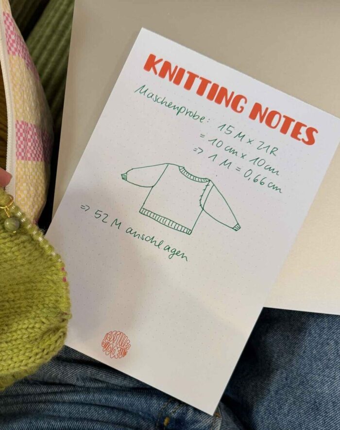 Notizheft "Knitting Notes"