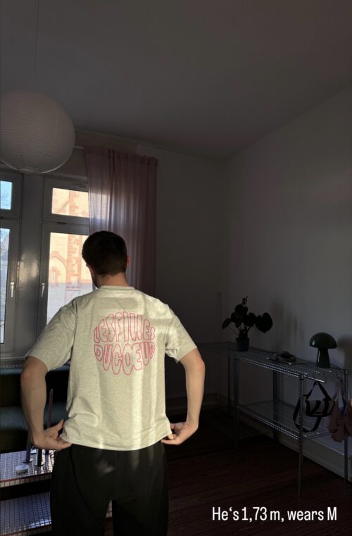 Backprint T-Shirt mit Logo