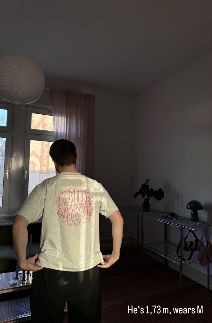 Backprint T-Shirt mit Logo