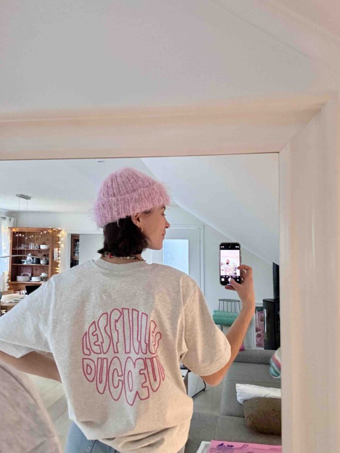 Backprint T-Shirt mit Logo – Bild 6
