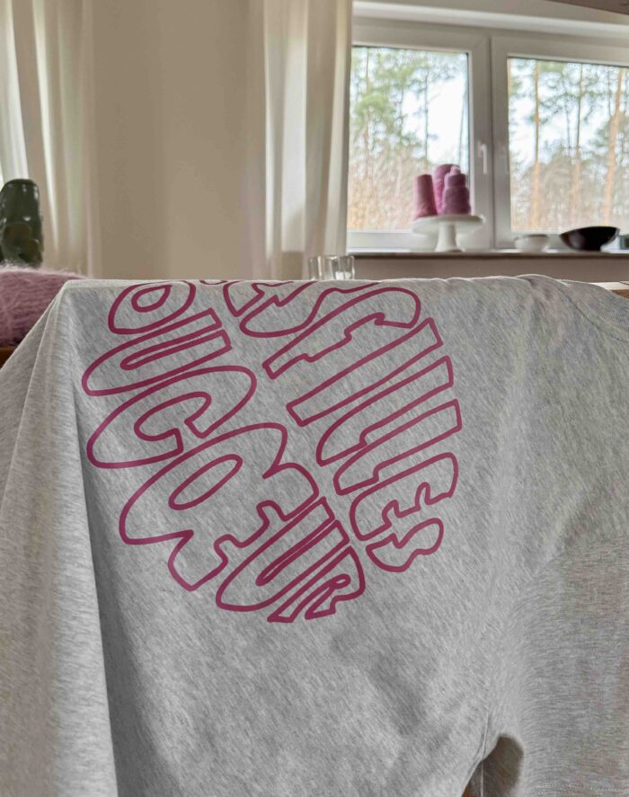Backprint T-Shirt mit Logo – Bild 9