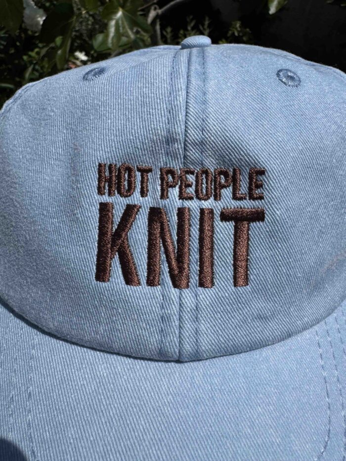 Hot people Knit Cap blue - Image 2