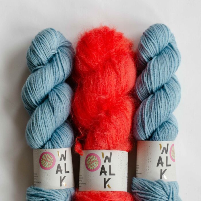 Knit Kit FLUFFY STRIPE SLIPOVER - Image 3