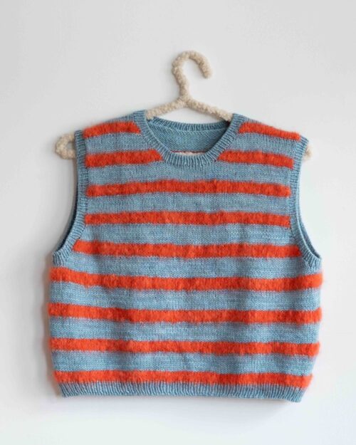 Strickanleitung Fluffy Stripe Slipover [Digital]