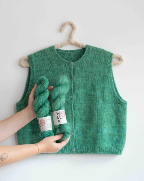 Knit Kit FLUFFY STRIPE SLIPOVER (Kopie)