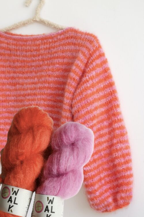 Yarn Set "BONBON SWEATER / SLIPOVER"
